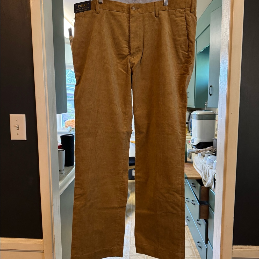 Ralph Lauren Tan Corduroy Pants for Men